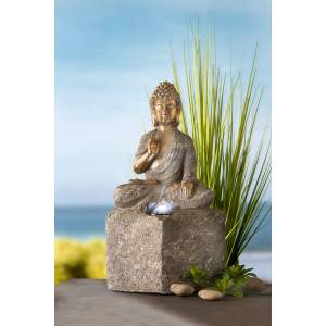 Figure (LED), Buddha ,golden, grey - заказ и доставка цветов Киев