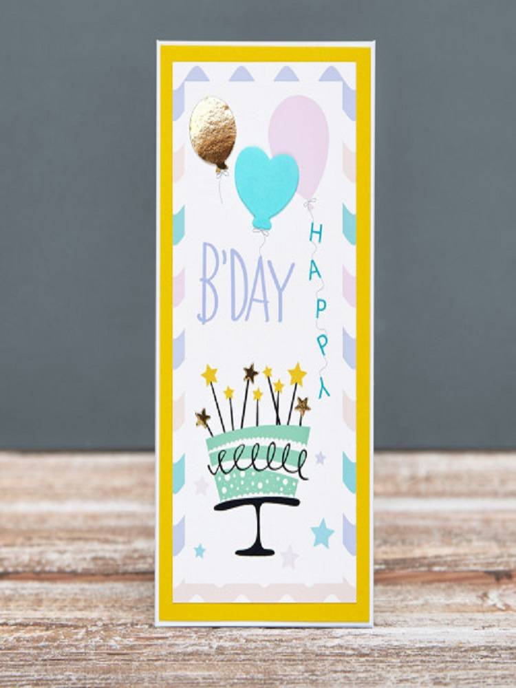 Конверт Happy Birthday Торт