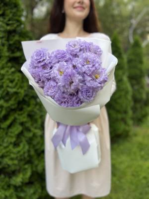 Bouquet of 7 purple eustomas - заказ и доставка цветов Киев