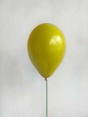 Куля повітряна Жовтий пастель - заказ и доставка цветов Киев