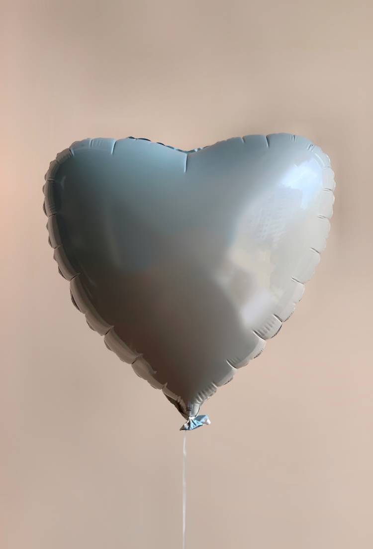 Куля повітряна фольгована Серце омбре