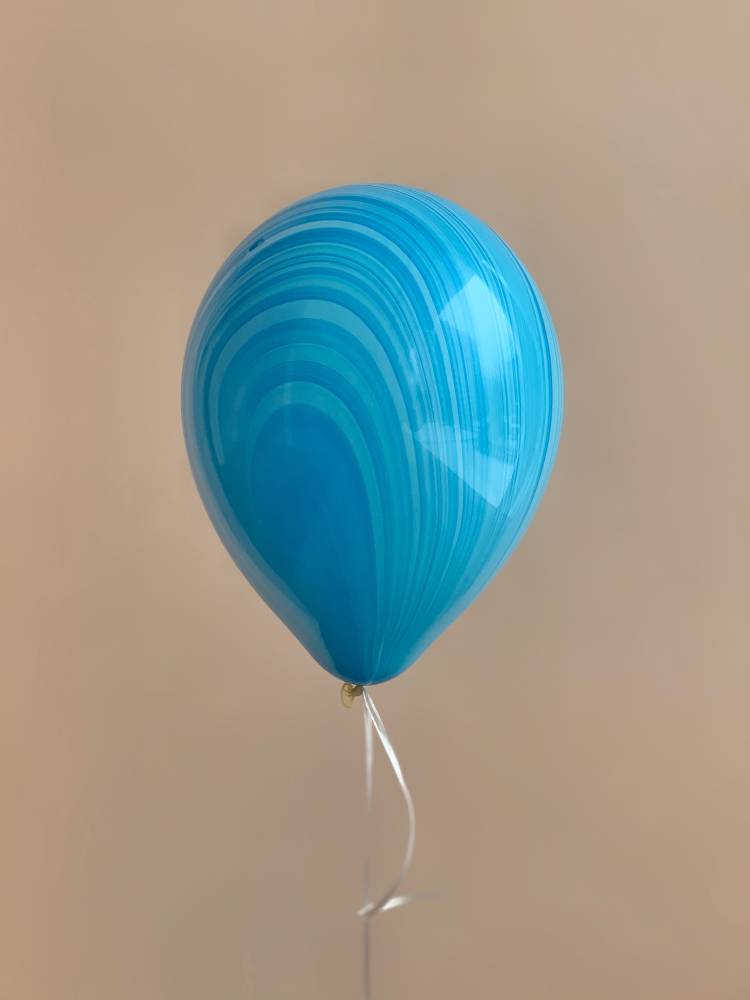 Куля повітряна Агат фіолетово-блакитна