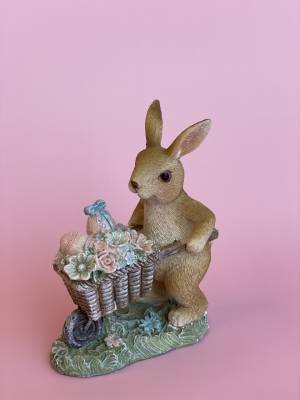 Кролик з тачкою великодній - заказ и доставка цветов Киев