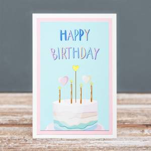 Листівка Happy Birthday!! - заказ и доставка цветов Киев