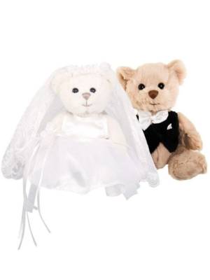 Іграшка Ведмедик Кіара у весільній сукні, 15 см - заказ и доставка цветов Киев