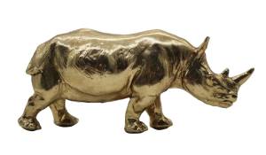 Скульптура Носорог золото 7,5 см - заказ и доставка цветов Киев