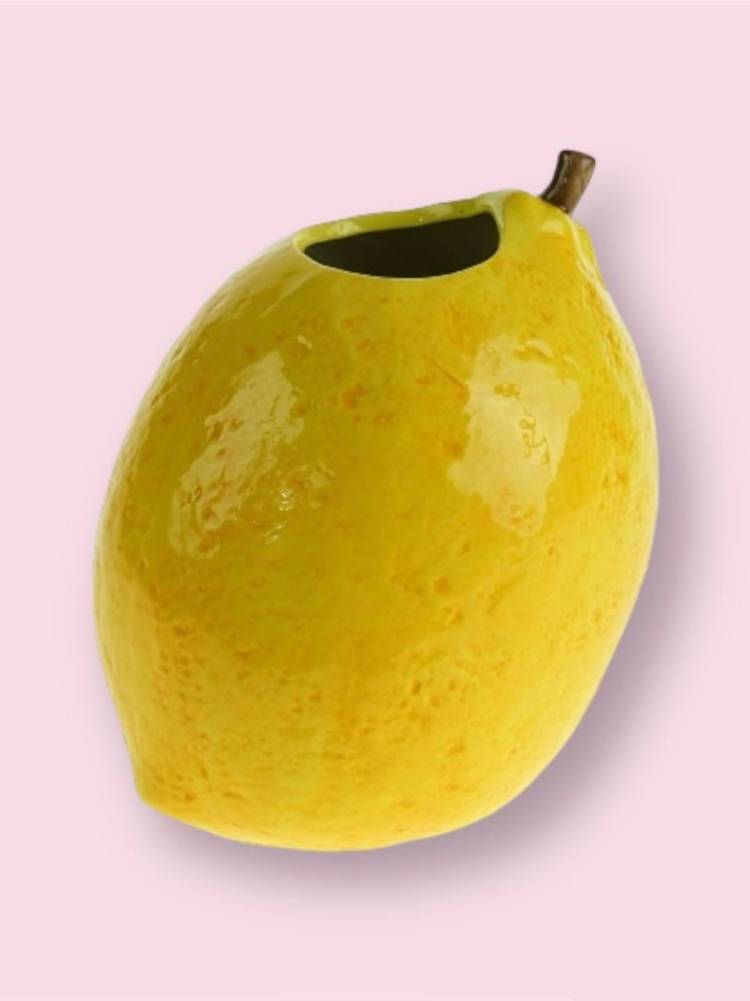 Ваза Лимон, желтая, L
