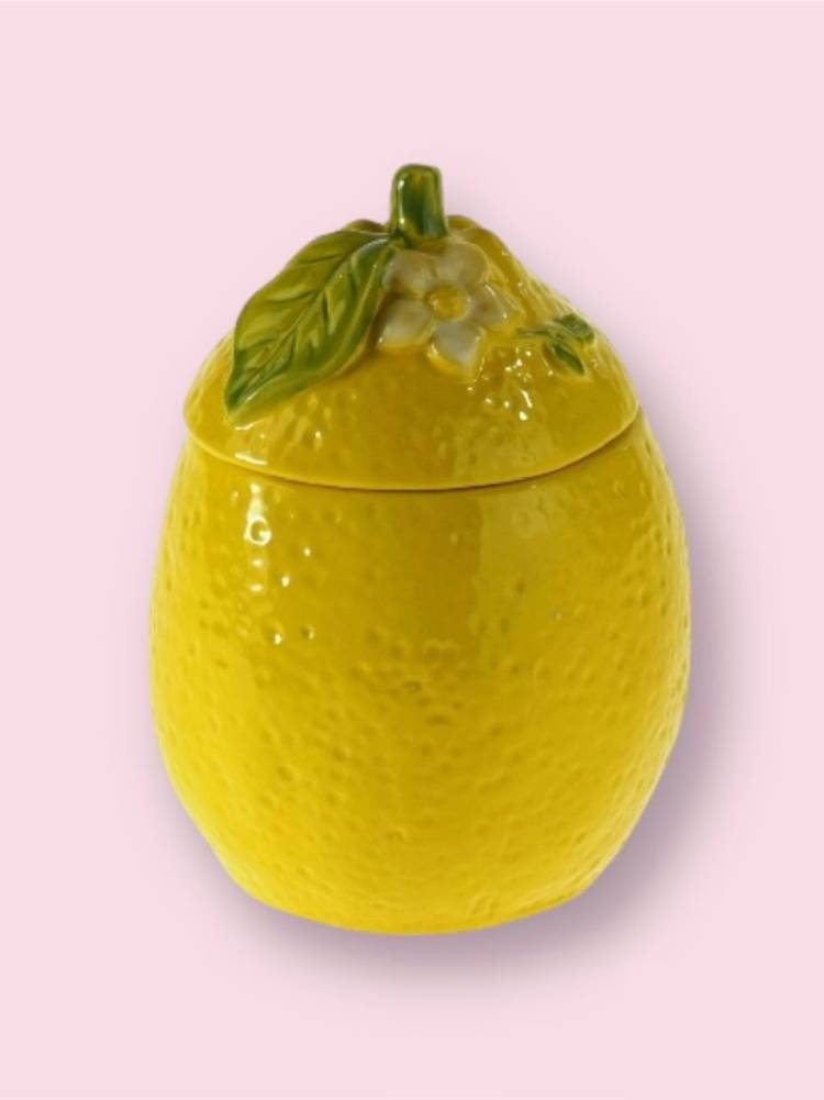 Банка лимон, жовтий