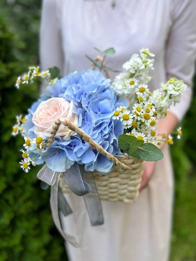 Flowers in a basket 